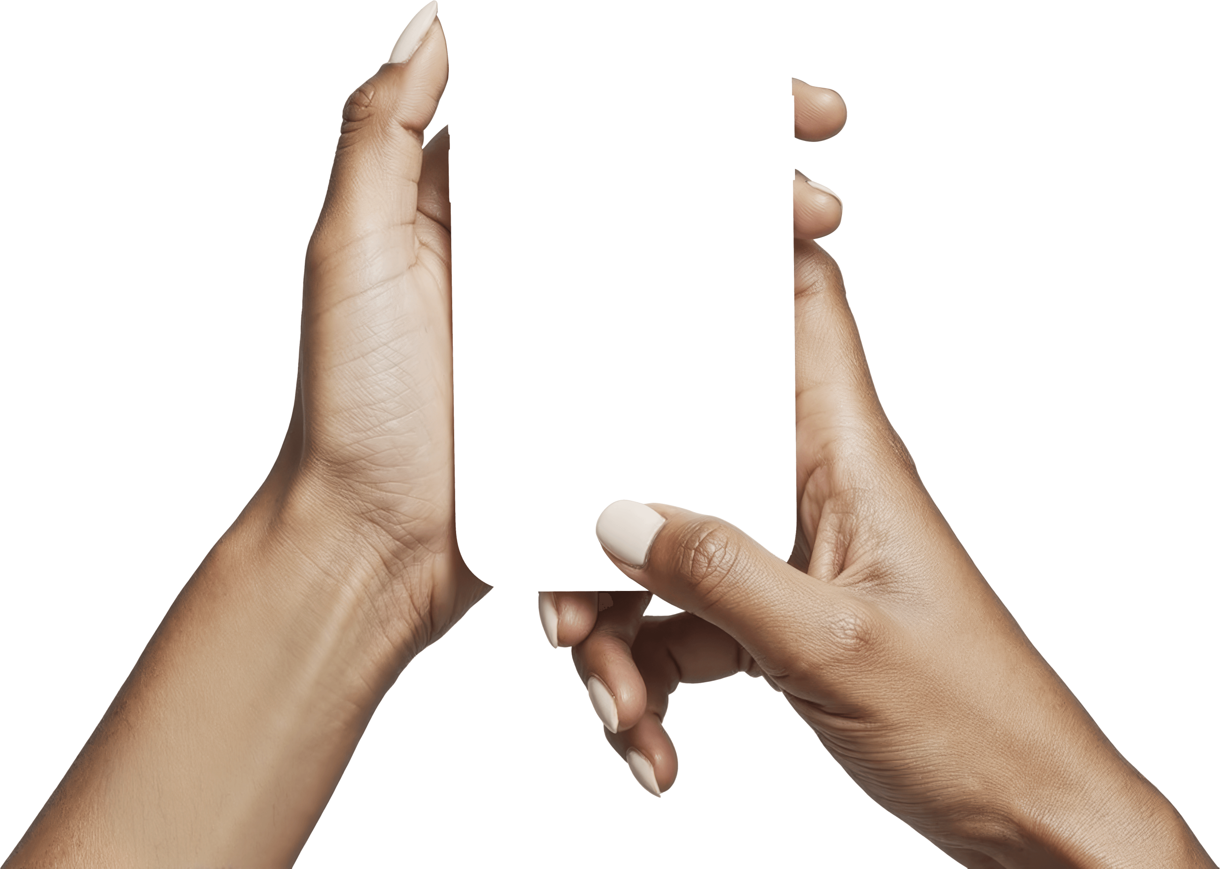 main téléphone